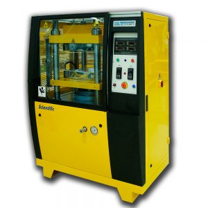 hydraulic press for polymer processing